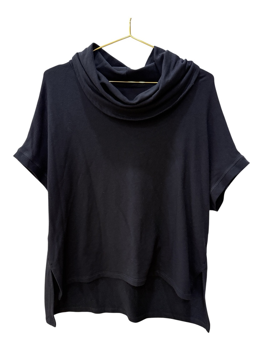 Beyond Yoga Rider Cowl Neck Pullover Black Small